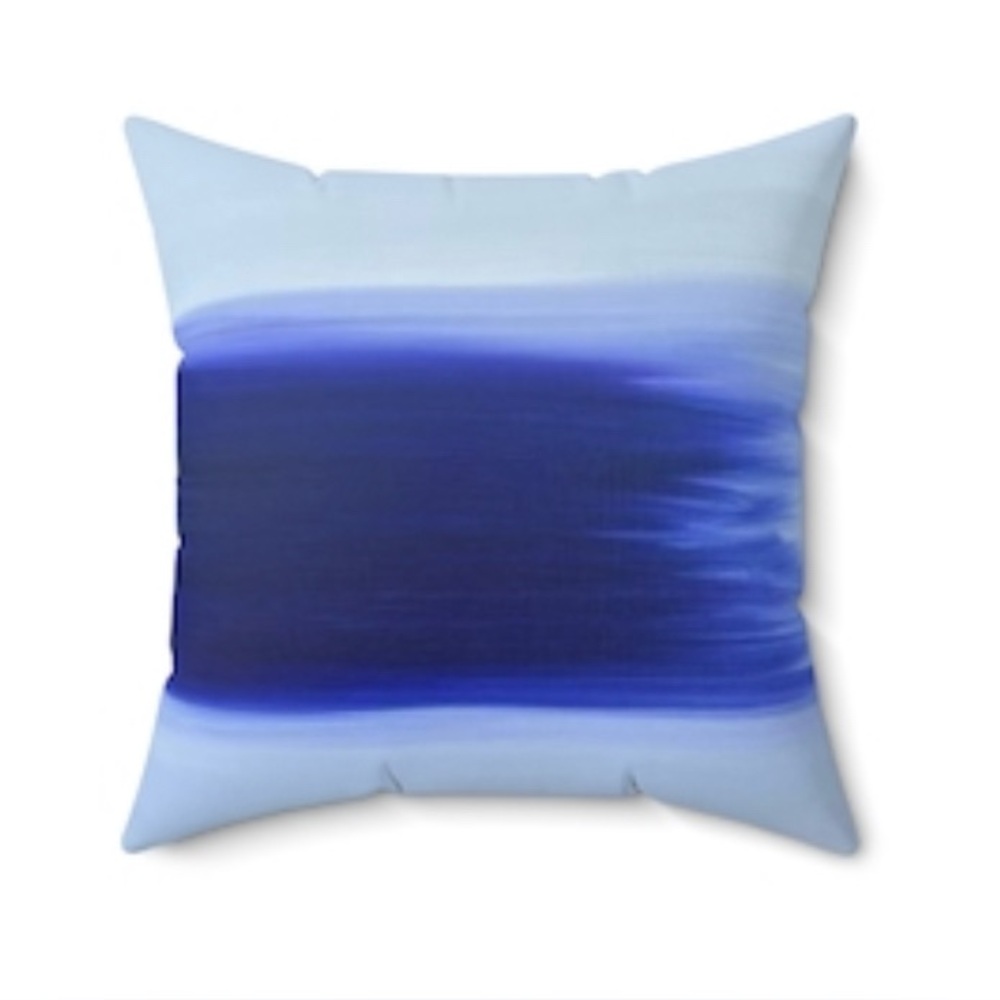 NEW! Purple paint stripe Throw Pillow cover - 17x17 with concealed zipper.